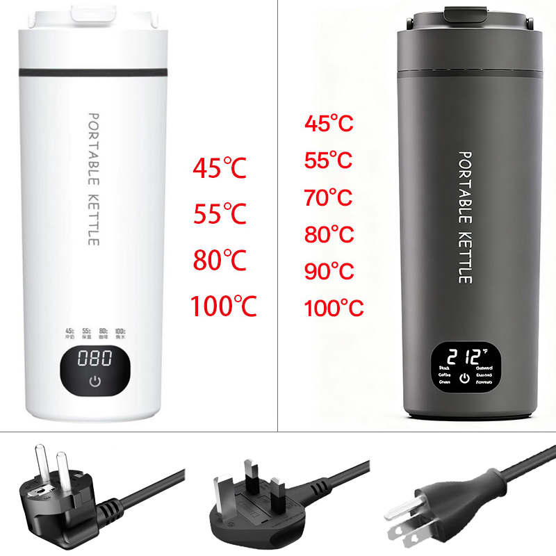 Vacuum Chamber Small - 4段階6段階温度調節 EU/UK/USプラグ 220V/110V 電気湯沸かし器 温水保温カップ LEDディスプレイ