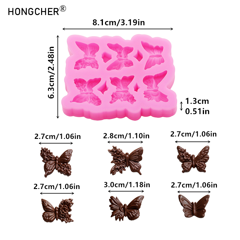DIYレジンフラワー、蝶、蜂のシリコンモールド - レジンジ - Resin Craft Ideas のレビューと価格