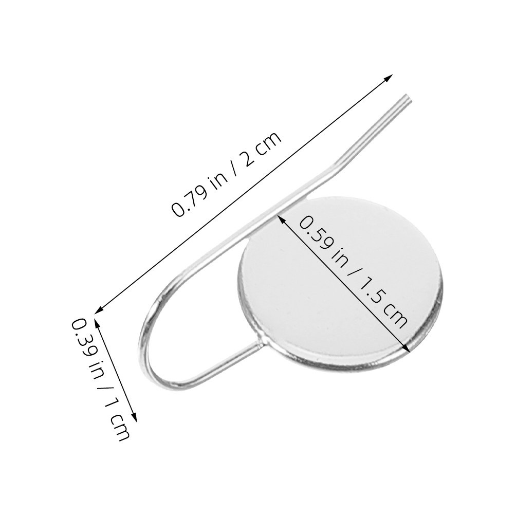 20個入り、研磨仕上げのステンレス製イヤリングトレイ（ベゼル - Bezels Set Pendant のレビューと価格